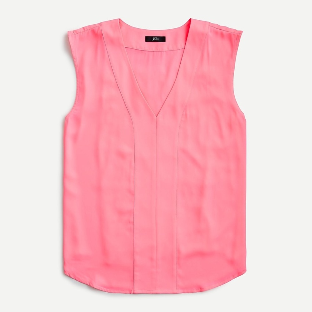 NEW J Crew Sleeveless V-neck blouse.